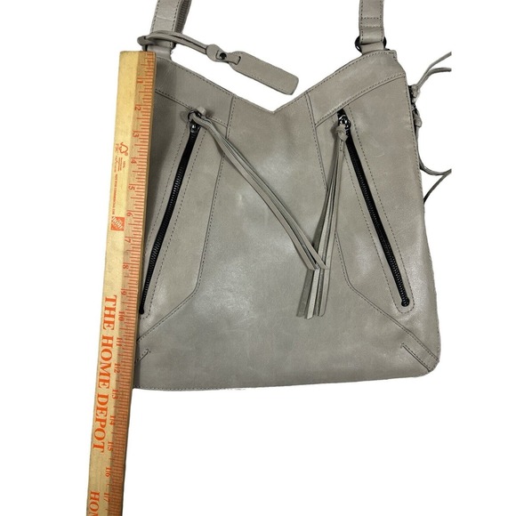 Joes Jeans Boho Tassel Shoulder‎ Bag Gray Small/Medium Faux Leather - Picture 4 of 4